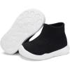 imageEngtoy Baby Shoes Baby Sock Shoes Baby Walking Shoes Infant NonSlip Breathable Slippers with Soft Rubber Sole Baby Boys Girls Slip On SneakersAll Black