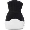 imageEngtoy Baby Shoes Baby Sock Shoes Baby Walking Shoes Infant NonSlip Breathable Slippers with Soft Rubber Sole Baby Boys Girls Slip On SneakersAll Black
