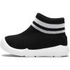 imageEngtoy Baby Shoes Baby Sock Shoes Baby Walking Shoes Infant NonSlip Breathable Slippers with Soft Rubber Sole Baby Boys Girls Slip On SneakersBlack