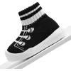 imageEngtoy Baby Shoes Baby Sock Shoes Baby Walking Shoes Infant NonSlip Breathable Slippers with Soft Rubber Sole Baby Boys Girls Slip On SneakersBlack Laces
