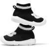 imageEngtoy Baby Shoes Baby Sock Shoes Baby Walking Shoes Infant NonSlip Breathable Slippers with Soft Rubber Sole Baby Boys Girls Slip On SneakersBlack Panda