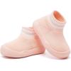 imageEngtoy Baby Shoes Baby Sock Shoes Baby Walking Shoes Infant NonSlip Breathable Slippers with Soft Rubber Sole Baby Boys Girls Slip On SneakersCoral Pink
