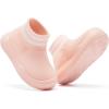 imageEngtoy Baby Shoes Baby Sock Shoes Baby Walking Shoes Infant NonSlip Breathable Slippers with Soft Rubber Sole Baby Boys Girls Slip On SneakersCoral Pink