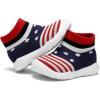 imageEngtoy Baby Shoes Baby Sock Shoes Baby Walking Shoes Infant NonSlip Breathable Slippers with Soft Rubber Sole Baby Boys Girls Slip On SneakersFlag