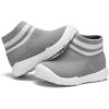 imageEngtoy Baby Shoes Baby Sock Shoes Baby Walking Shoes Infant NonSlip Breathable Slippers with Soft Rubber Sole Baby Boys Girls Slip On SneakersGrey