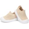 imageEngtoy Baby Shoes Baby Sock Shoes Baby Walking Shoes Infant NonSlip Breathable Slippers with Soft Rubber Sole Baby Boys Girls Slip On SneakersKhaki Breathable