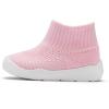 imageEngtoy Baby Shoes Baby Sock Shoes Baby Walking Shoes Infant NonSlip Breathable Slippers with Soft Rubber Sole Baby Boys Girls Slip On SneakersLight Pink
