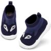 imageEngtoy Baby Shoes Baby Sock Shoes Baby Walking Shoes Infant NonSlip Breathable Slippers with Soft Rubber Sole Baby Boys Girls Slip On SneakersNavy Blue Fox