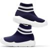 imageEngtoy Baby Shoes Baby Sock Shoes Baby Walking Shoes Infant NonSlip Breathable Slippers with Soft Rubber Sole Baby Boys Girls Slip On SneakersNavy Blue