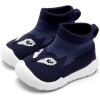imageEngtoy Baby Shoes Baby Sock Shoes Baby Walking Shoes Infant NonSlip Breathable Slippers with Soft Rubber Sole Baby Boys Girls Slip On SneakersNavy Blue Fox
