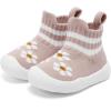 imageEngtoy Baby Shoes Baby Sock Shoes Baby Walking Shoes Infant NonSlip Breathable Slippers with Soft Rubber Sole Baby Boys Girls Slip On SneakersPink Flower