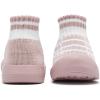 imageEngtoy Baby Shoes Baby Sock Shoes Baby Walking Shoes Infant NonSlip Breathable Slippers with Soft Rubber Sole Baby Boys Girls Slip On SneakersPink Laces