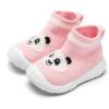 imageEngtoy Baby Shoes Baby Sock Shoes Baby Walking Shoes Infant NonSlip Breathable Slippers with Soft Rubber Sole Baby Boys Girls Slip On SneakersPink Panda
