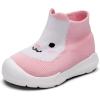 imageEngtoy Baby Shoes Baby Sock Shoes Baby Walking Shoes Infant NonSlip Breathable Slippers with Soft Rubber Sole Baby Boys Girls Slip On SneakersPink Rabbit