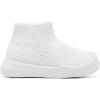 imageEngtoy Baby Shoes Baby Sock Shoes Baby Walking Shoes Infant NonSlip Breathable Slippers with Soft Rubber Sole Baby Boys Girls Slip On SneakersPure White