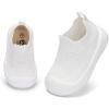 imageEngtoy Baby Shoes Baby Sock Shoes Baby Walking Shoes Infant NonSlip Breathable Slippers with Soft Rubber Sole Baby Boys Girls Slip On SneakersWhite Breathable
