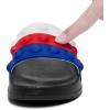 imageEngtoy Kid Boys Girls Slides Sandals For Kid Unisex Child Slippers Lightweight Nonslip Open Toe Comfy Shower Beach Funny Slide SandalsBlackgrey
