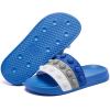 imageEngtoy Kid Boys Girls Slides Sandals For Kid Unisex Child Slippers Lightweight Nonslip Open Toe Comfy Shower Beach Funny Slide SandalsBluegrey