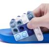 imageEngtoy Kid Boys Girls Slides Sandals For Kid Unisex Child Slippers Lightweight Nonslip Open Toe Comfy Shower Beach Funny Slide SandalsBluelight Gray