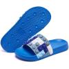 imageEngtoy Kid Boys Girls Slides Sandals For Kid Unisex Child Slippers Lightweight Nonslip Open Toe Comfy Shower Beach Funny Slide SandalsBluelight Gray