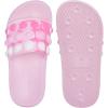 imageEngtoy Kid Boys Girls Slides Sandals For Kid Unisex Child Slippers Lightweight Nonslip Open Toe Comfy Shower Beach Funny Slide SandalsPale Pink