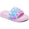 imageEngtoy Kid Boys Girls Slides Sandals For Kid Unisex Child Slippers Lightweight Nonslip Open Toe Comfy Shower Beach Funny Slide SandalsPinkblue
