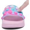 imageEngtoy Kid Boys Girls Slides Sandals For Kid Unisex Child Slippers Lightweight Nonslip Open Toe Comfy Shower Beach Funny Slide SandalsPinknavy Blue