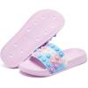 imageEngtoy Kid Boys Girls Slides Sandals For Kid Unisex Child Slippers Lightweight Nonslip Open Toe Comfy Shower Beach Funny Slide SandalsPinkpale Blue