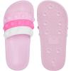 imageEngtoy Kid Boys Girls Slides Sandals For Kid Unisex Child Slippers Lightweight Nonslip Open Toe Comfy Shower Beach Funny Slide SandalsPinkred