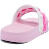 imageEngtoy Kid Boys Girls Slides Sandals For Kid Unisex Child Slippers Lightweight Nonslip Open Toe Comfy Shower Beach Funny Slide SandalsPinkred