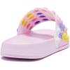 imageEngtoy Kid Boys Girls Slides Sandals For Kid Unisex Child Slippers Lightweight Nonslip Open Toe Comfy Shower Beach Funny Slide SandalsPinkwhite