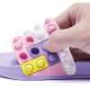 imageEngtoy Kid Boys Girls Slides Sandals For Kid Unisex Child Slippers Lightweight Nonslip Open Toe Comfy Shower Beach Funny Slide SandalsPurpleyellow