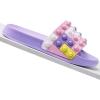 imageEngtoy Kid Boys Girls Slides Sandals For Kid Unisex Child Slippers Lightweight Nonslip Open Toe Comfy Shower Beach Funny Slide SandalsPurpleyellow