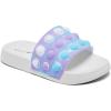 imageEngtoy Kid Boys Girls Slides Sandals For Kid Unisex Child Slippers Lightweight Nonslip Open Toe Comfy Shower Beach Funny Slide SandalsWhiteblue