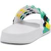 imageEngtoy Kid Boys Girls Slides Sandals For Kid Unisex Child Slippers Lightweight Nonslip Open Toe Comfy Shower Beach Funny Slide SandalsWhitegreener