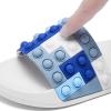 imageEngtoy Kid Boys Girls Slides Sandals For Kid Unisex Child Slippers Lightweight Nonslip Open Toe Comfy Shower Beach Funny Slide SandalsWhitegrey