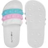 imageEngtoy Kid Boys Girls Slides Sandals For Kid Unisex Child Slippers Lightweight Nonslip Open Toe Comfy Shower Beach Funny Slide SandalsWhitepink