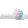 imageEngtoy Kid Boys Girls Slides Sandals For Kid Unisex Child Slippers Lightweight Nonslip Open Toe Comfy Shower Beach Funny Slide SandalsWhitepink