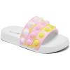 imageEngtoy Kid Boys Girls Slides Sandals For Kid Unisex Child Slippers Lightweight Nonslip Open Toe Comfy Shower Beach Funny Slide SandalsWhiteyellow