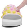 imageEngtoy Kid Boys Girls Slides Sandals For Kid Unisex Child Slippers Lightweight Nonslip Open Toe Comfy Shower Beach Funny Slide SandalsWhiteyellow