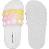imageEngtoy Kid Boys Girls Slides Sandals For Kid Unisex Child Slippers Lightweight Nonslip Open Toe Comfy Shower Beach Funny Slide SandalsWhiteyellow