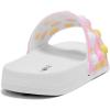 imageEngtoy Kid Boys Girls Slides Sandals For Kid Unisex Child Slippers Lightweight Nonslip Open Toe Comfy Shower Beach Funny Slide SandalsWhiteyellow