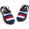 imageEngtoy Kids Clogs Boys Girls Garden Shoes Slip on Kids Slides Sandals Funny Lightweight Beach SlippersBlackWhiteRed