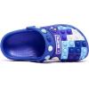 imageEngtoy Kids Clogs Boys Girls Garden Shoes Slip on Kids Slides Sandals Funny Lightweight Beach SlippersHandle Blue White