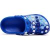 imageEngtoy Kids Clogs Boys Girls Garden Shoes Slip on Kids Slides Sandals Funny Lightweight Beach SlippersMixed Blue