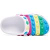 imageEngtoy Kids Clogs Boys Girls Garden Shoes Slip on Kids Slides Sandals Funny Lightweight Beach SlippersWhite Green Yellow