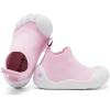 imageEngtoy Toddler Sock Shoes Baby First Walking Shoes Boys Girls Slippers Kids Five Fingers ClosedToe Slip On SneakerPure Pink