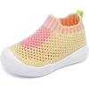 imageEngtoy Baby Shoes Boys Girls Walking Shoes Infant Lightweight Breathable Mesh Shoes Baby Sock Shoes NonSlip Shoes with Soft Rubber Sole SneakerYellow