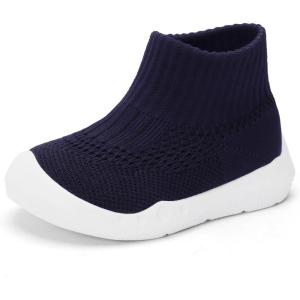 imageEngtoy Baby Shoes Baby Sock Shoes Baby Walking Shoes Infant NonSlip Breathable Slippers with Soft Rubber Sole Baby Boys Girls Slip On SneakersAll Blue