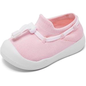 imageEngtoy Baby Shoes Baby Walking Shoes Baby Boys girls Shoes Infant NonSlip Breathable Lightweight Slip On SneakersPink